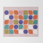 Colorful Geometry Throw Blanket Gallery Image 2