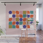 Colorful Geometry Wall Mural Gallery Image 1