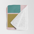Colorful Geometry Throw Blanket Gallery Image 3