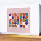 Colorful Geometry Wall Mural Gallery Image 2