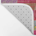 Boho Sari Patchwork Quilt Bath Mat Gallery Image 2