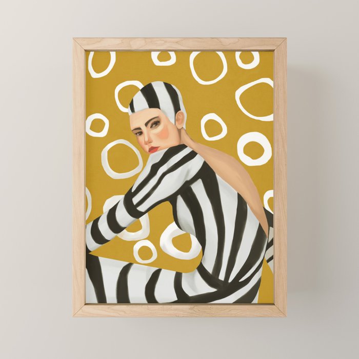 She Was Here Mini Art Print Gallery Image 1