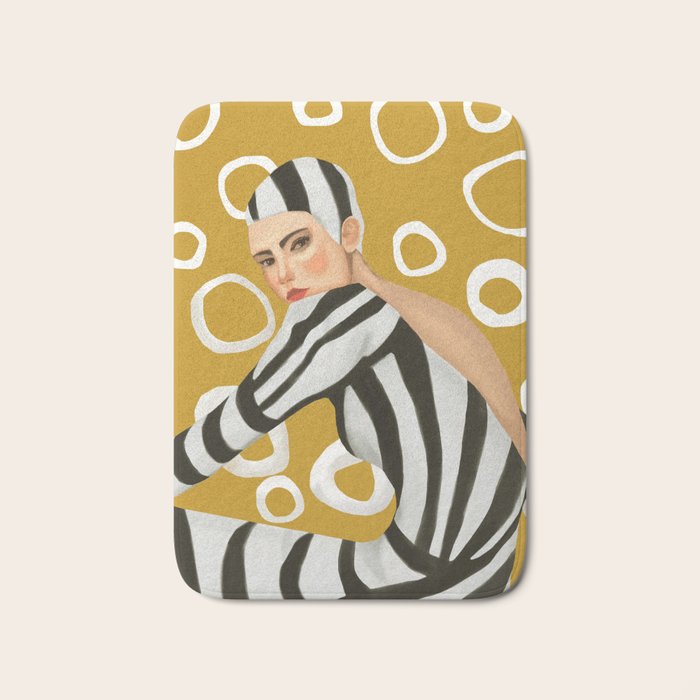 She Was Here Bath Mat Gallery Image 1