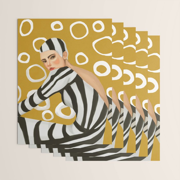She Was Here Wrapping Paper Gallery Image 3