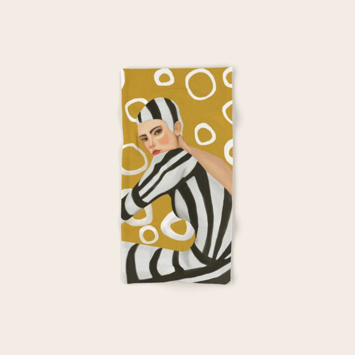 She Was Here Bath Towel Gallery Image 1