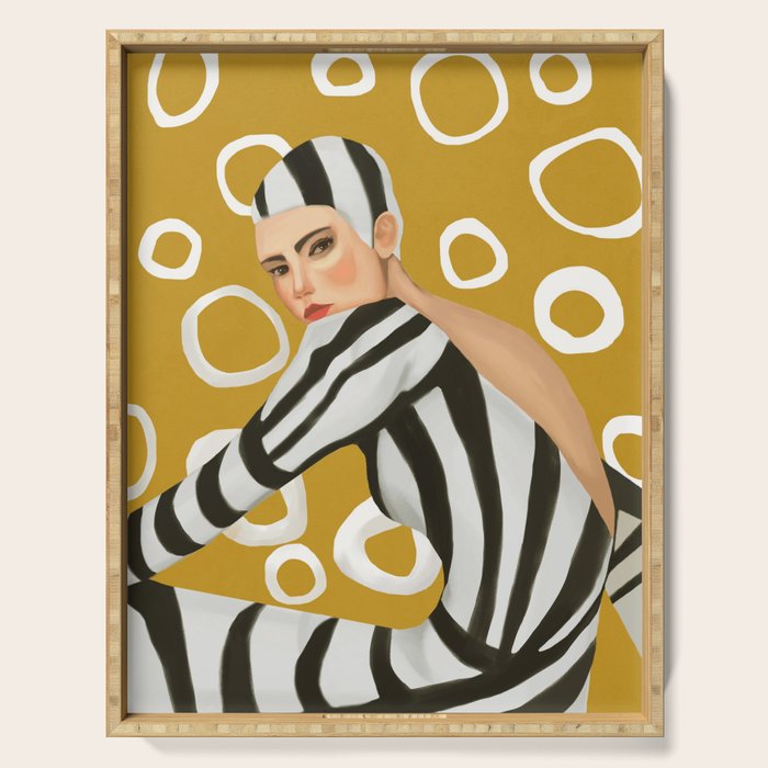 She Was Here Serving Tray Gallery Image 1