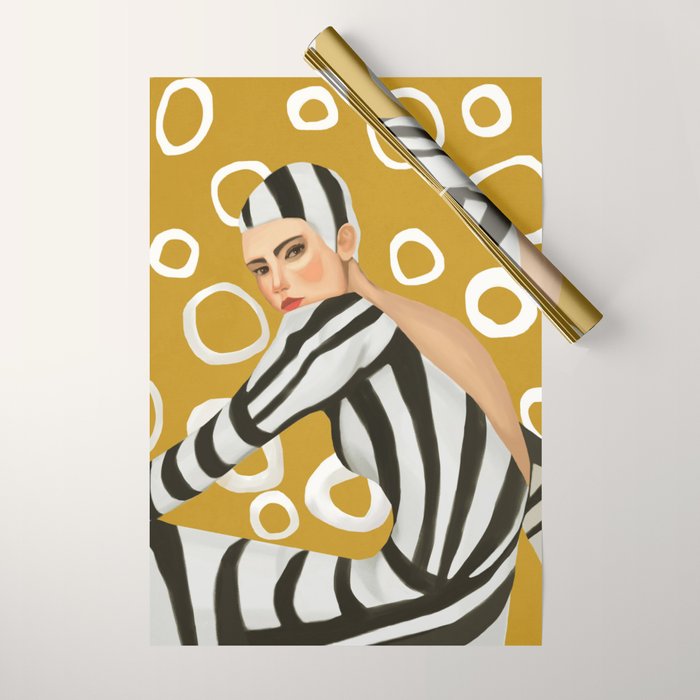 She Was Here Wrapping Paper Gallery Image 1