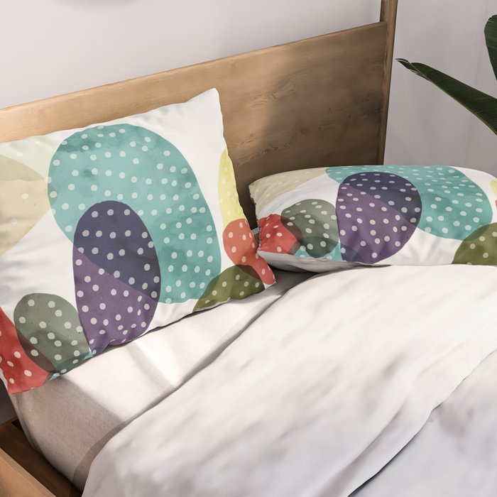 Cactus watercolor II Pillow Sham Gallery Image 2