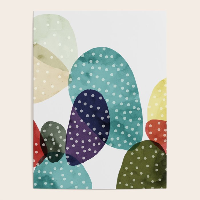 Cactus watercolor II Poster Gallery Image 1
