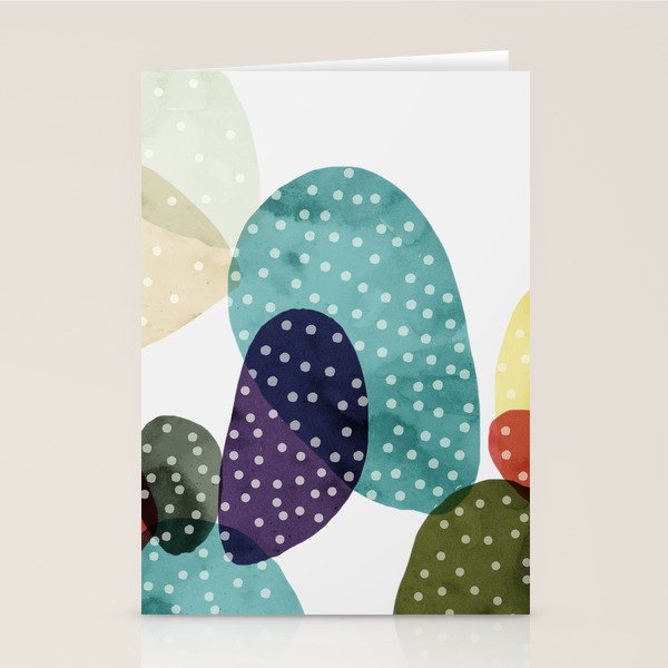 Cactus watercolor II Stationery Card Gallery Image 2