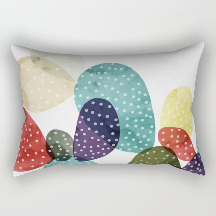 Cactus watercolor II Rectangular Pillow Gallery Image 2