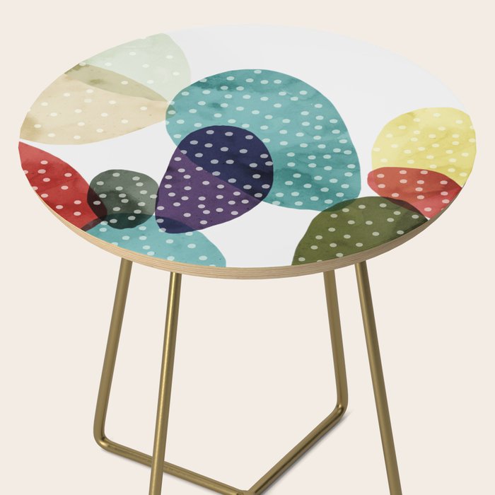Cactus watercolor II Side Table Gallery Image 2