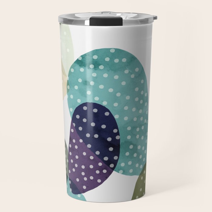 Cactus watercolor II Travel Mug Gallery Image 1