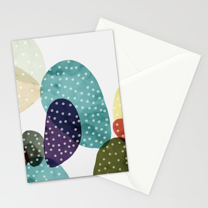 Cactus watercolor II Stationery Card Gallery Image 2
