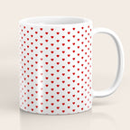 Small Red heart pattern Coffee Mug Gallery Image 1