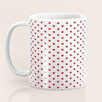 Small Red heart pattern Coffee Mug Gallery Image 3