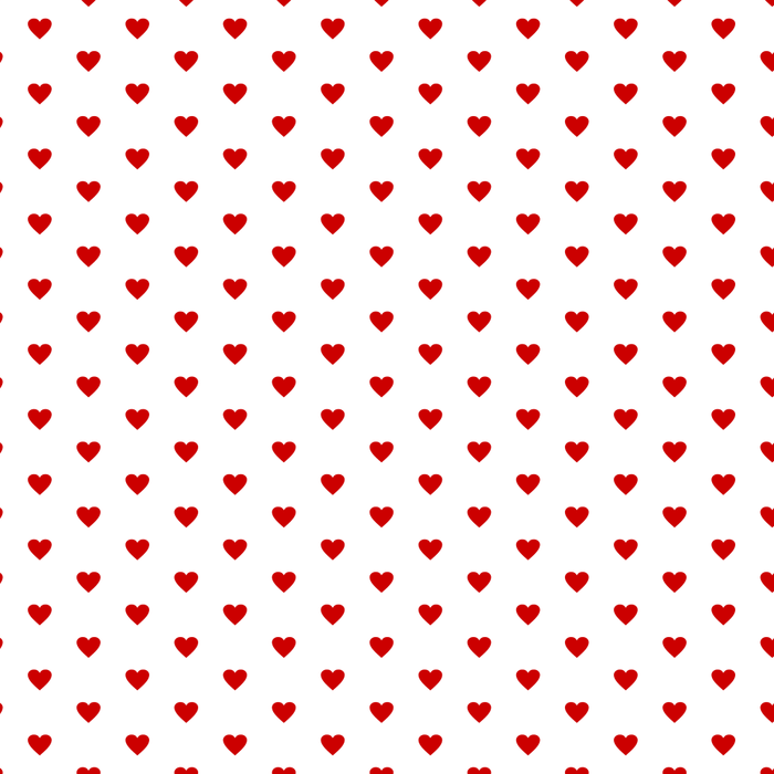 Small Red heart pattern Coffee Mug Gallery Image 2