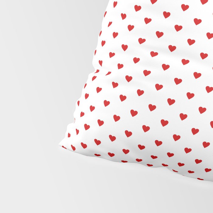 Small Red heart pattern Pillow Sham Gallery Image 4