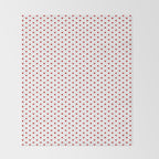 Small Red heart pattern Throw Blanket Gallery Image 2