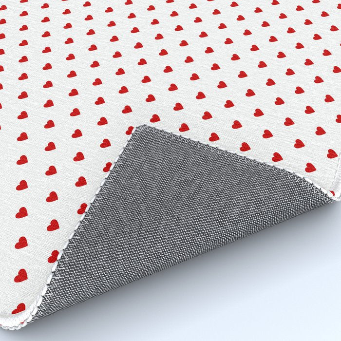 Small Red heart pattern Rug Gallery Image 4