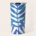 Blue Fern Leaf Travel Mug Gallery Image 1