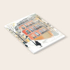 Parisian Christmas Street Scene Notebook Gallery Image 2