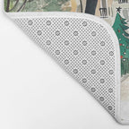 Parisian Christmas Street Scene Bath Mat Gallery Image 2