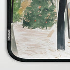 Parisian Christmas Street Scene Laptop Sleeve Gallery Image 3
