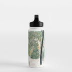 Parisian Christmas Street Scene Water Bottle Gallery Image 3