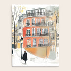 Parisian Christmas Street Scene Notebook Gallery Image 4