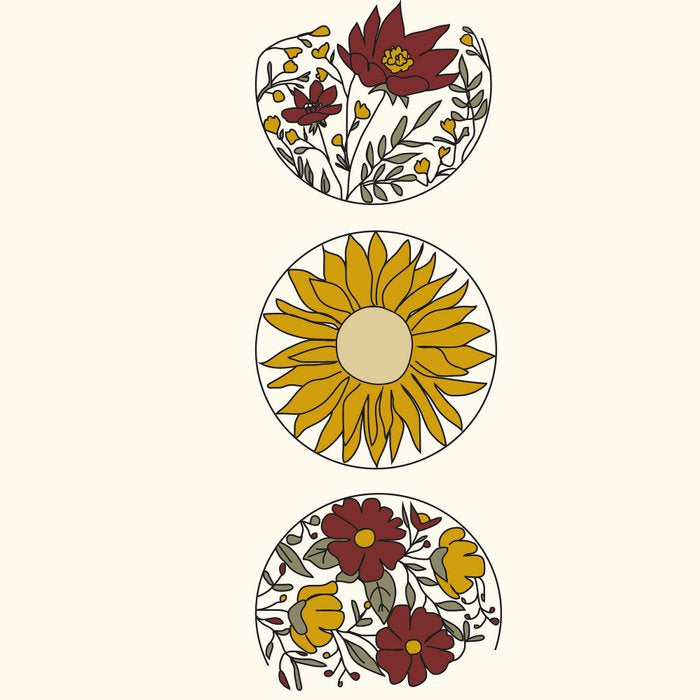 Floral Phases of the Moon Coffee Mug Gallery Image 2