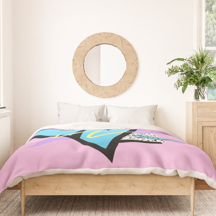 Memphis pattern 111 - 80s / 90s Retro Duvet Cover Gallery Image 3