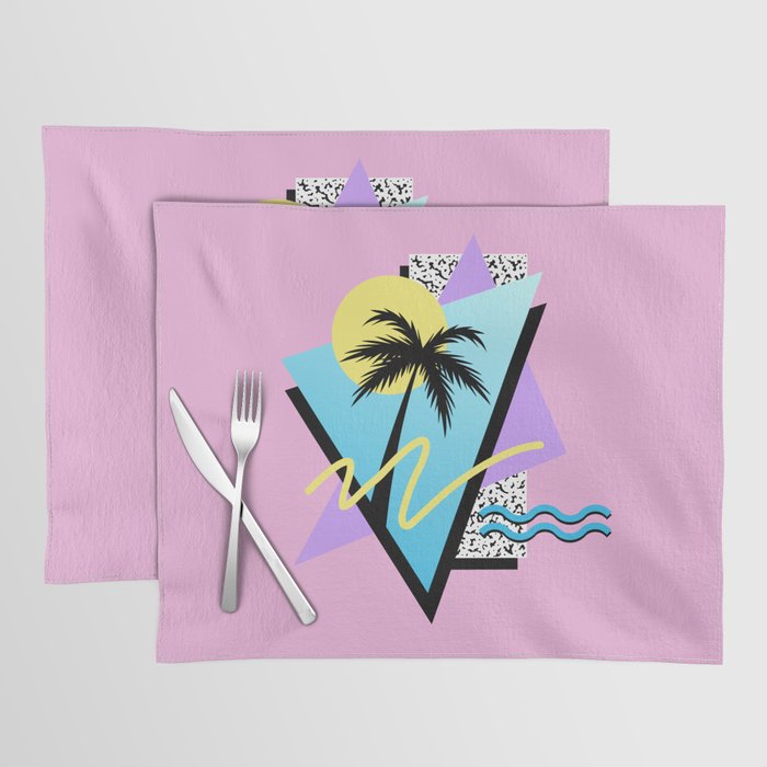 Memphis pattern 111 - 80s / 90s Retro Placemat Gallery Image 1