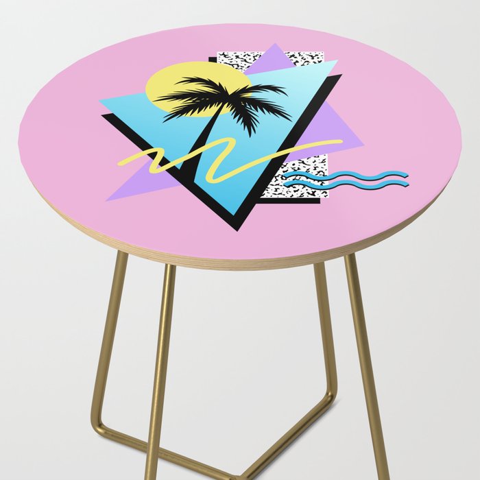Memphis pattern 111 - 80s / 90s Retro Side Table Gallery Image 2