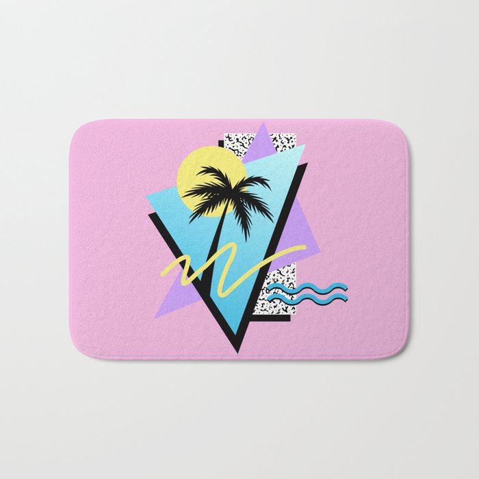 Memphis Pattern 111 - 80s / 90s Retro Bath Mat