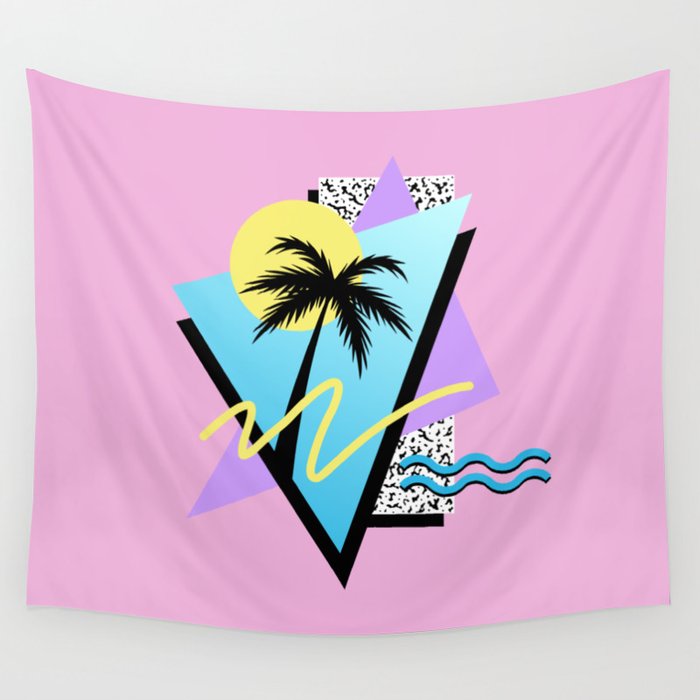 Memphis pattern 111 - 80s / 90s Retro Wall Tapestry Gallery Image 4