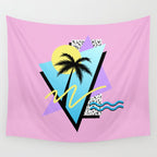 Memphis pattern 111 - 80s / 90s Retro Wall Tapestry Gallery Image 4