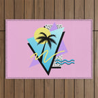 Memphis pattern 111 - 80s / 90s Retro Outdoor Rug Gallery Image 1