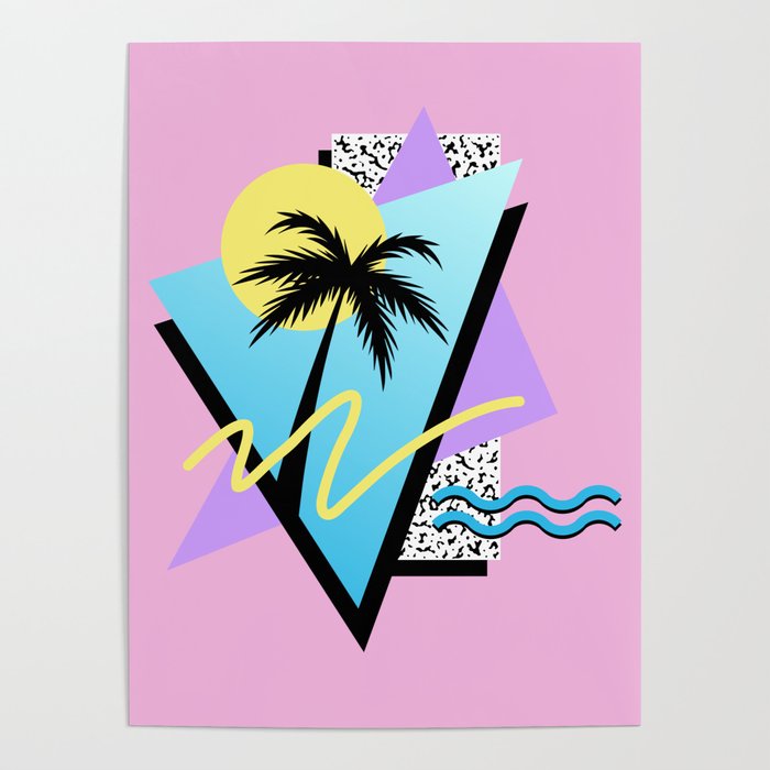 Memphis pattern 111 - 80s / 90s Retro Poster Gallery Image 4