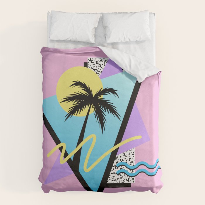 Memphis pattern 111 - 80s / 90s Retro Duvet Cover Gallery Image 1