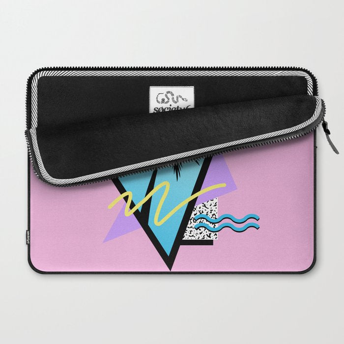 Memphis pattern 111 - 80s / 90s Retro Laptop Sleeve Gallery Image 2