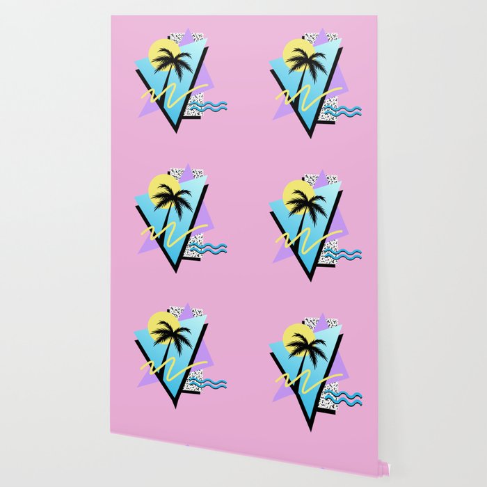Memphis pattern 111 - 80s / 90s Retro Wallpaper Gallery Image 2