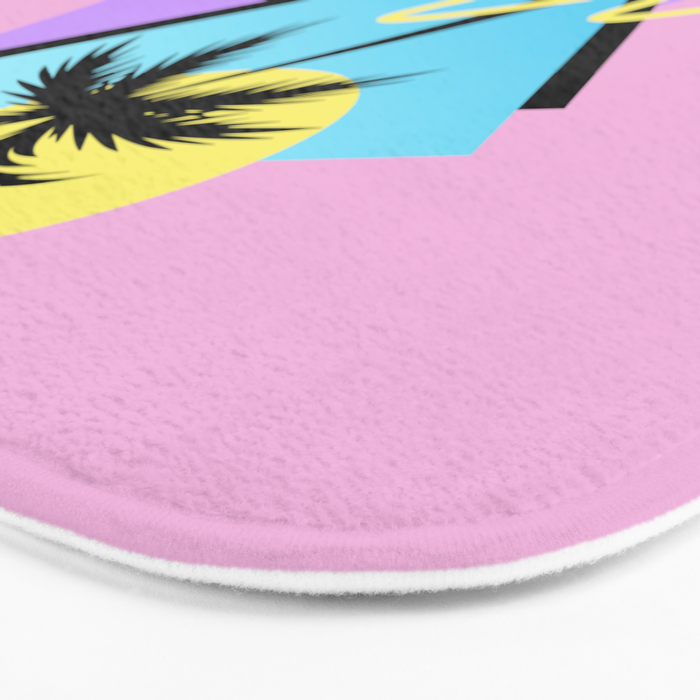 Memphis pattern 111 - 80s / 90s Retro Bath Mat Gallery Image 3