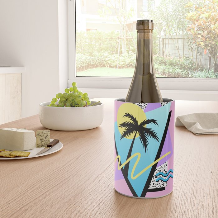 Memphis pattern 111 - 80s / 90s Retro Wine Chiller Gallery Image 4