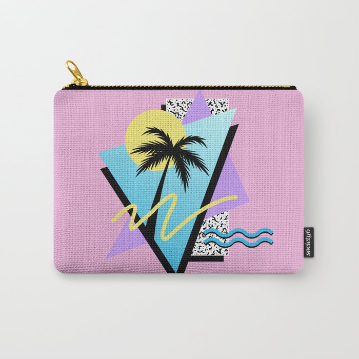 Memphis pattern 111 - 80s / 90s Retro Carry All Pouch Gallery Image 1