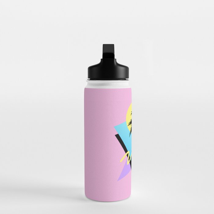 Memphis pattern 111 - 80s / 90s Retro Water Bottle Gallery Image 3