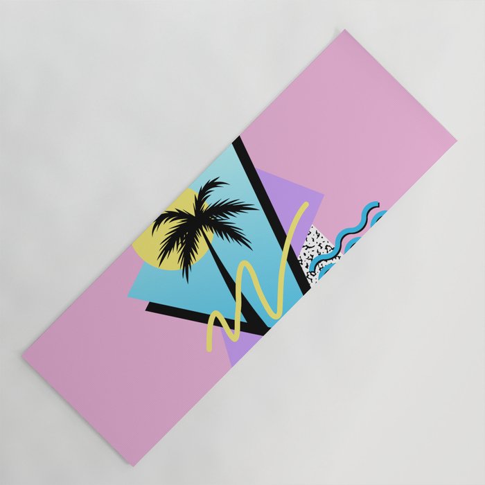 Memphis pattern 111 - 80s / 90s Retro Yoga Mat Gallery Image 1