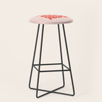 Work Hard and Be Nice to People in pink and red Stool Gallery Image 1