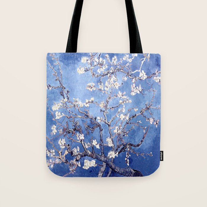 Vincent Van Gogh Almond BlossomS Blue Tote Bag Gallery Image 1