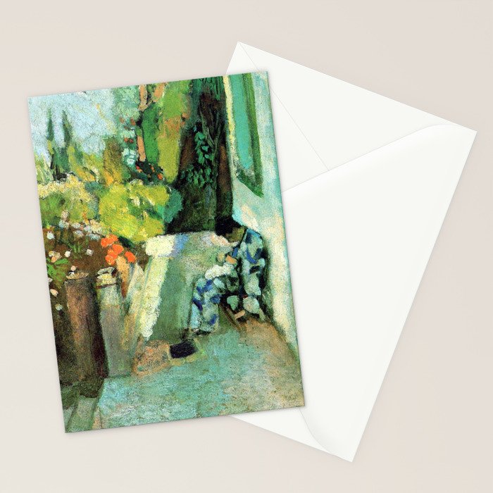 Henri Matisse Terrace at Saint Tropez Stationery Card Gallery Image 2